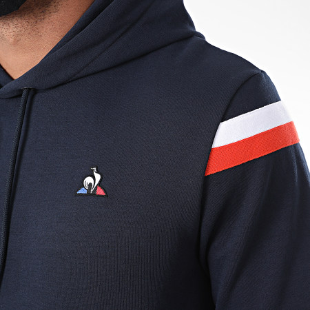 Le Coq Sportif - Sweat Capuche Tricolore N2 2011349 Bleu ...