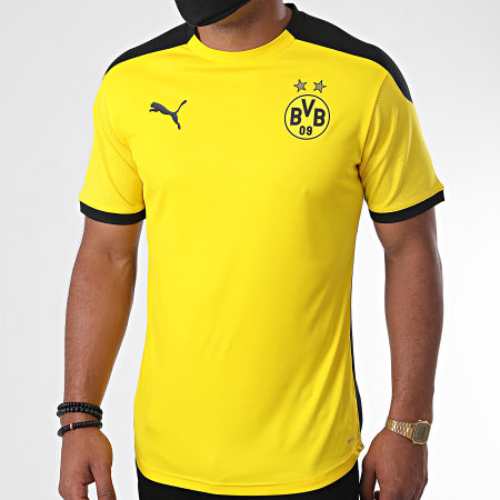 Puma - Tee Shirt De Sport BVB 09 Borussia Dortmund 757702 Jaune Noir