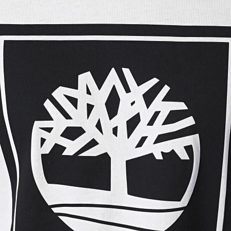 Timberland - Maglietta con logo Stack A2AJ1 Bianco