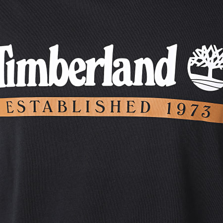 Timberland - Tee Shirt Manches Longues Estab 1973 A2AWK Noir