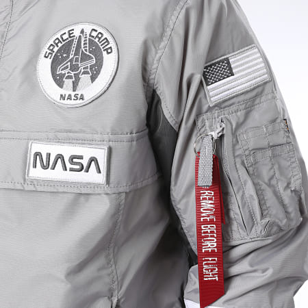 Alpha Industries - Veste Outdoor NASA Space Camp 198132 Gris