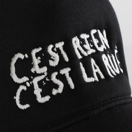 C'est Rien C'est La Rue - Casquette Trucker CRCLR Logo Noir