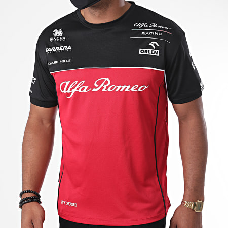 Alfa Romeo Racing - Tee Shirt Race Technical ARRRTCTS17 Rouge Noir