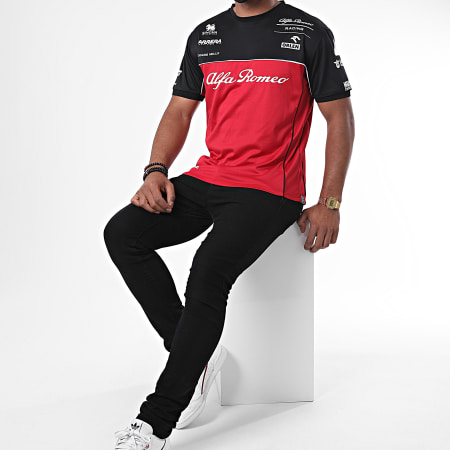 Alfa Romeo Racing - Tee Shirt Race Technical ARRRTCTS17 Rouge Noir
