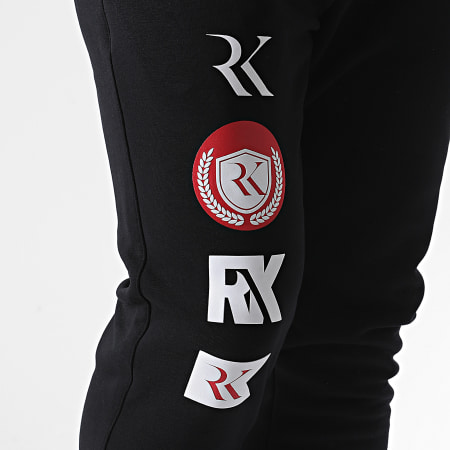 RK - Pantalon Jogging Logo Patch Noir