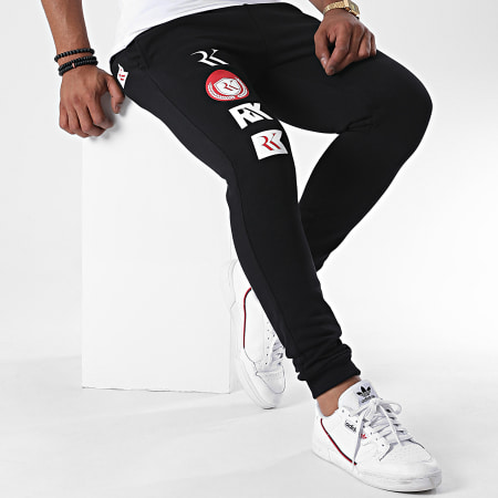 RK - Pantalon Jogging Logo Patch Noir