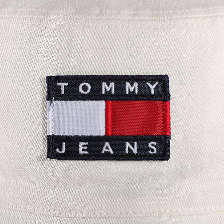 Tommy Jeans - Bob Réversible Femme Heritage 8580 Ecru Rouge Bleu Marine