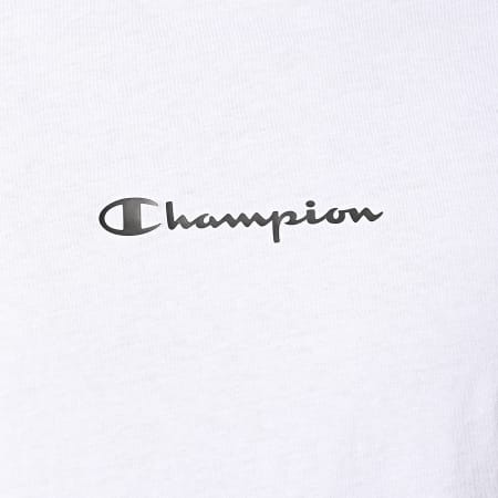 Champion - Tee Shirt A Bandes 214820 Blanc Noir Orange