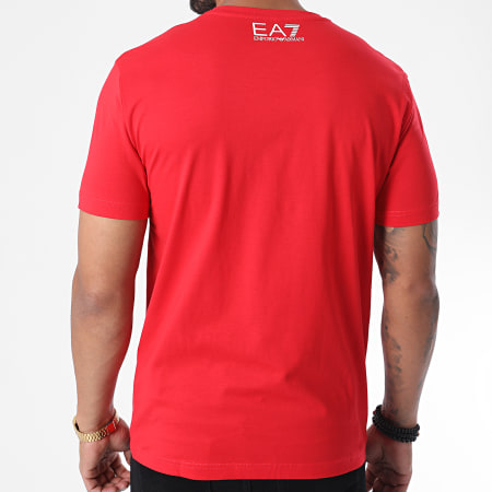 EA7 Emporio Armani - Tee Shirt 6HPT06-PJ02Z Rouge
