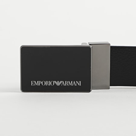 Emporio Armani - Cinturón de moda de cuero Y4S427-YTU7J Negro