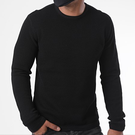 Only And Sons - Sweat Crewneck Panter 12 Noir