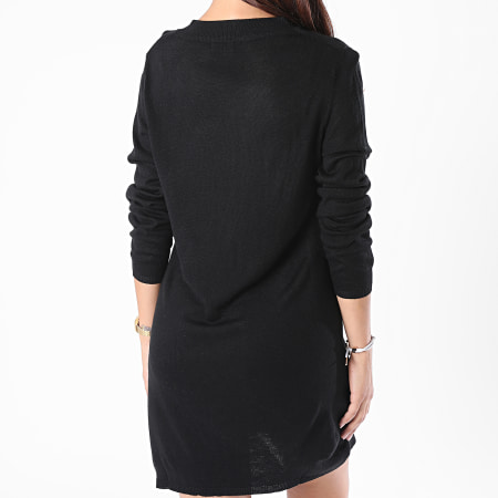 Only - Robe Pull Femme Manches Longues Zoe Noir