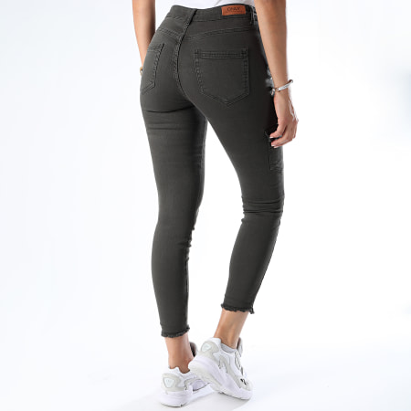 Only - Jean Skinny Femme Blush Life Gris Anthracite