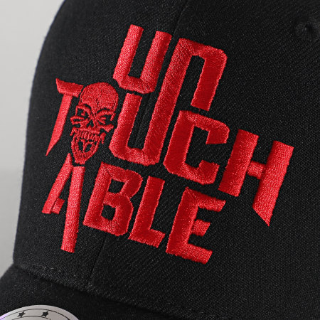 Untouchable - Casquette Untouchable Noir Rouge