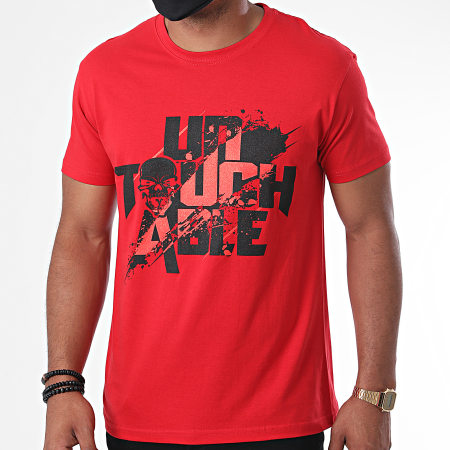 Untouchable - Tee Shirt Splatter New Rouge