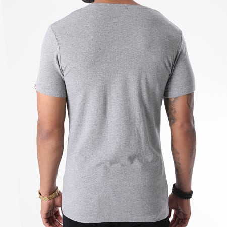 Diesel - Tee Shirt Soft Cotton 00CG24-0LAXP Gris Chiné