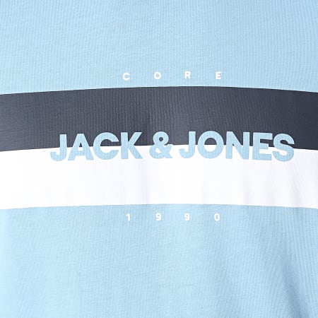 Jack And Jones - Tee Shirt A Bandes Diego Bleu Ciel