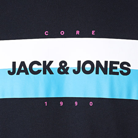Jack And Jones - Tee Shirt A Bandes Diego Bleu Marine