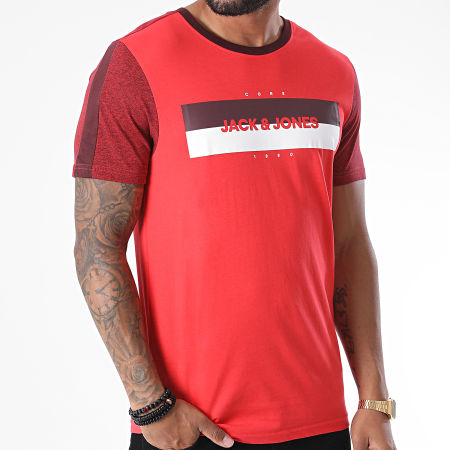 Jack And Jones - Tee Shirt A Bandes Diego Rouge