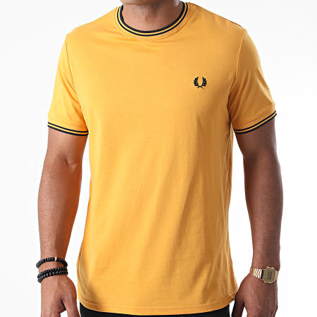Fred Perry - Tee Shirt Twin Tipped M1588 Moutarde