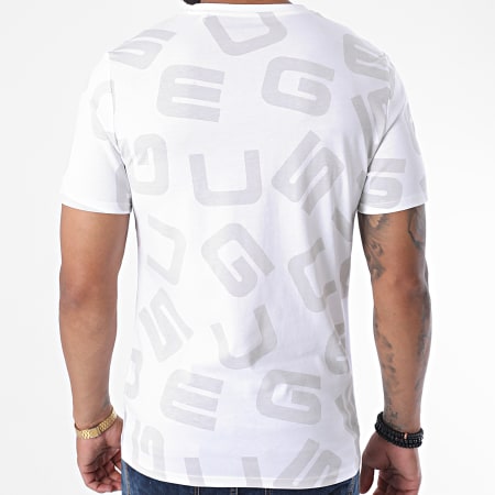 Guess - Tee Shirt M0YI84-I3Z00 Blanc Beige