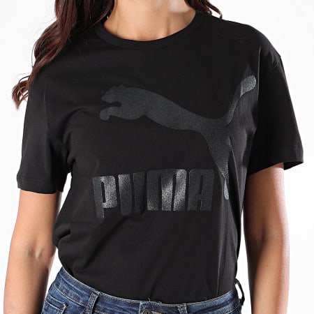 Puma - Tee Shirt Femme Classics Logo 597618 Noir