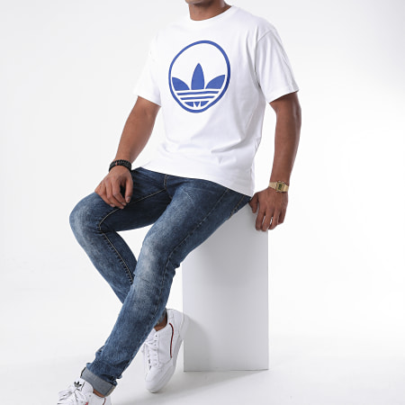 Adidas Originals - Tee Shirt Circle Trefoil GD2103 Blanc