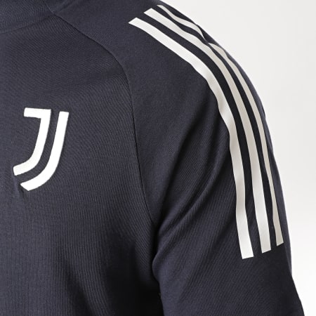 Adidas Performance - Tee Shirt De Sport A Bandes Juventus FR4265 Bleu Marine