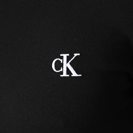 Calvin Klein - Polo Manches Courtes Slim Tipping 6559 Noir