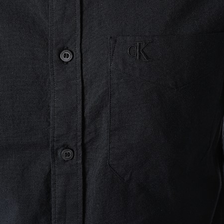 Calvin Klein - Chemise Manches Longues Oxford Solid 6697 Noir