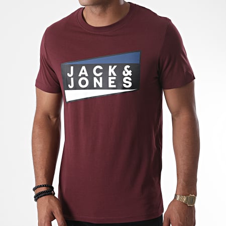 Jack And Jones - Tee Shirt Shaun Bordeaux