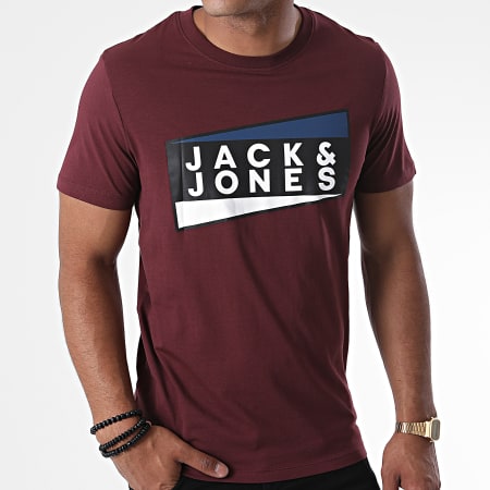 Jack And Jones - Tee Shirt Shaun Bordeaux