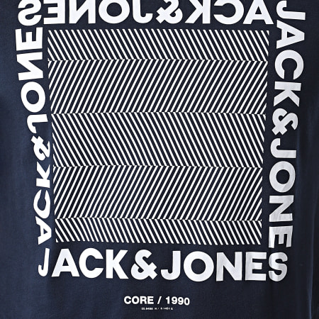 Jack And Jones - Tee Shirt Larsen Bleu Marine