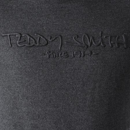 Teddy Smith - Sweat Capuche Class Gris Anthracite Chiné