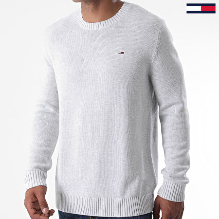 Tommy Jeans - Pull Essential 8801 Gris Clair