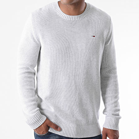 Tommy Jeans - Pull Essential 8801 Gris Clair