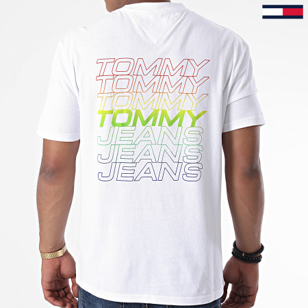 Tommy Jeans - Tee Shirt Repeat Logo 8304 Blanc