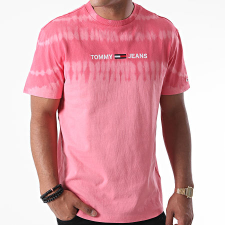Tommy Jeans - Tee Shirt Tie And Dye 8334 Rose