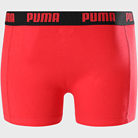 Puma - Lot De 2 Boxers 601015001 Rouge Noir
