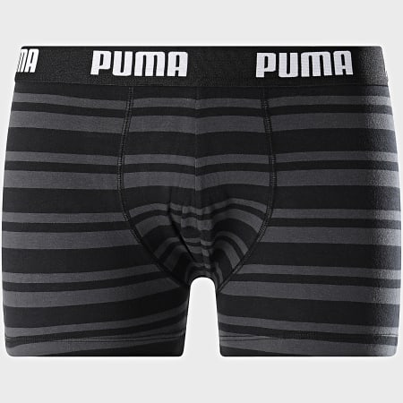 Puma - Lot De 2 Boxers 601015001 Noir Gris