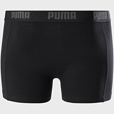 Puma - Set di 2 boxer 601015001 Nero Grigio