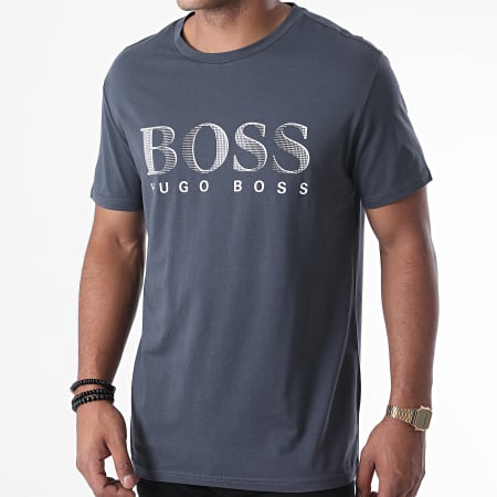 BOSS - Tee Shirt 50407774 Gris Anthracite
