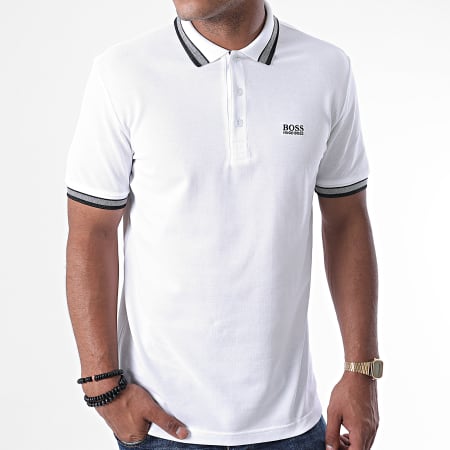 BOSS - Polo Manches Courtes Paddy 50398302 Blanc
