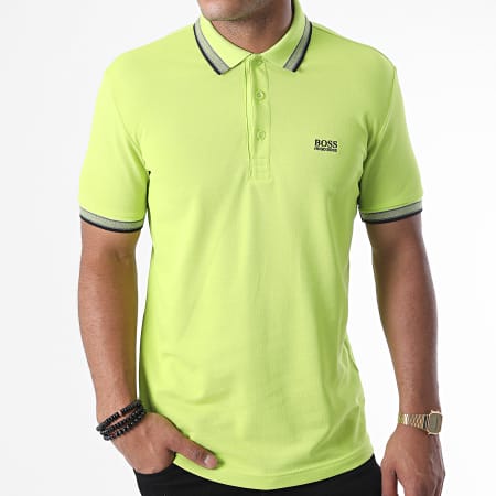 BOSS - Polo Manches Courtes Paddy 50398302 Vert Anis