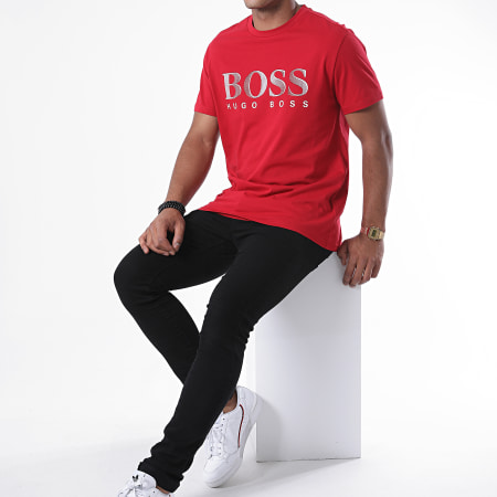 BOSS - Tee Shirt 50407774 Rouge