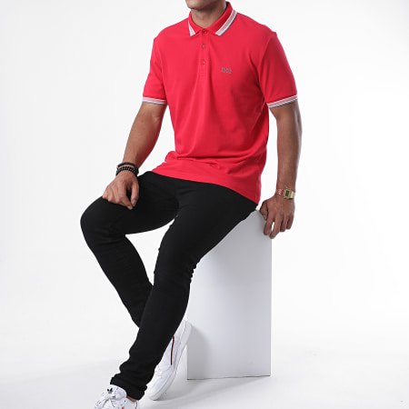 BOSS - Polo Manches Courtes Paddy 50398302 Rouge