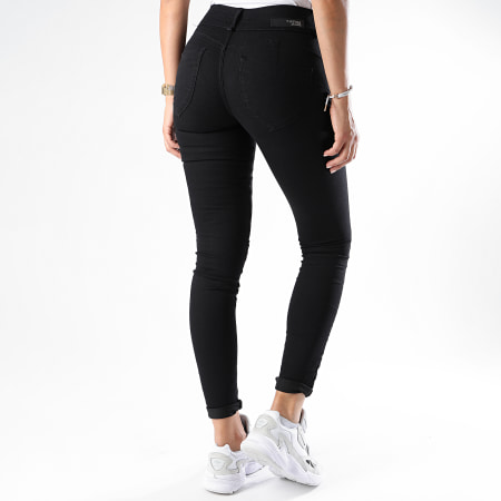 Tiffosi - Skinny Jeans Mujer Talla Única Doble Negro
