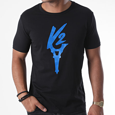 Da Uzi - Tee Shirt Logo Noir Bleu