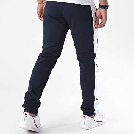 Le Coq Sportif - Pantalon Jogging A Bandes Tricolore Slim N1 2020521 Bleu Marine