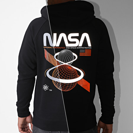 NASA - Sweat Capuche Reflective Space Admin Noir